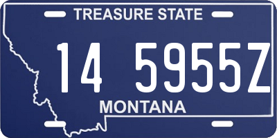 MT license plate 145955Z