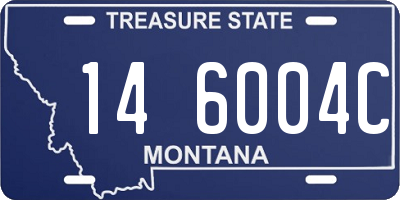 MT license plate 146004C
