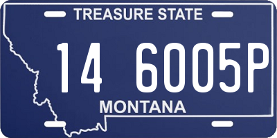 MT license plate 146005P
