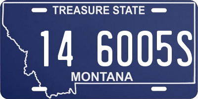MT license plate 146005S