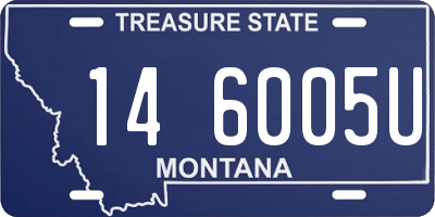 MT license plate 146005U