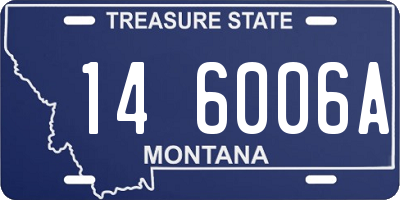 MT license plate 146006A