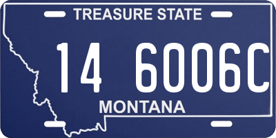 MT license plate 146006C