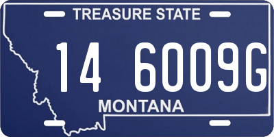 MT license plate 146009G