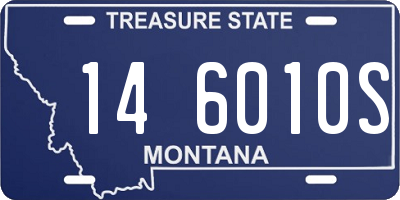 MT license plate 146010S