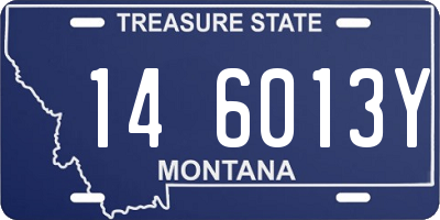 MT license plate 146013Y