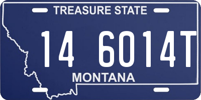 MT license plate 146014T