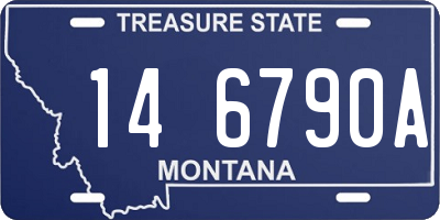 MT license plate 146790A