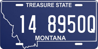 MT license plate 148950Q