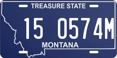 MT license plate 150574M