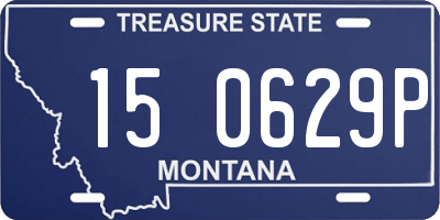 MT license plate 150629P