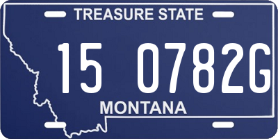 MT license plate 150782G
