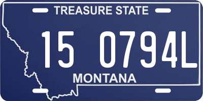 MT license plate 150794L