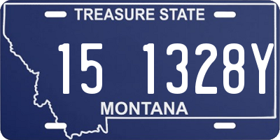 MT license plate 151328Y