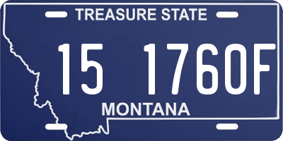 MT license plate 151760F