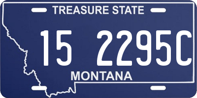 MT license plate 152295C