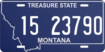MT license plate 152379O