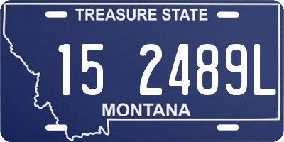 MT license plate 152489L