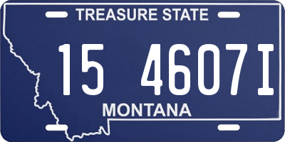 MT license plate 154607I