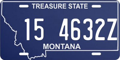 MT license plate 154632Z