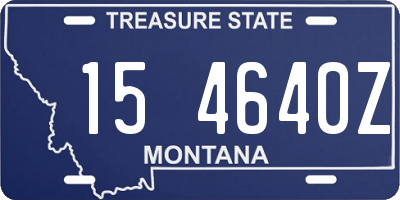 MT license plate 154640Z