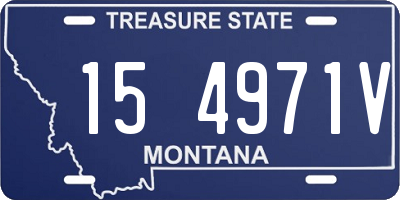 MT license plate 154971V