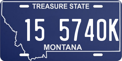 MT license plate 155740K