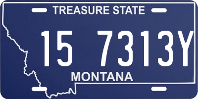 MT license plate 157313Y