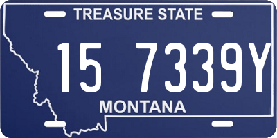 MT license plate 157339Y