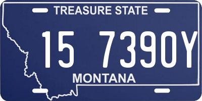 MT license plate 157390Y