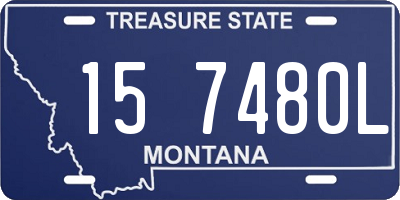 MT license plate 157480L