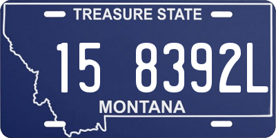 MT license plate 158392L