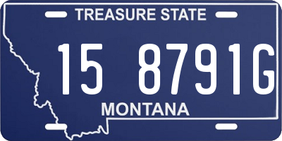 MT license plate 158791G