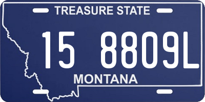 MT license plate 158809L