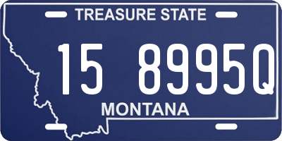 MT license plate 158995Q