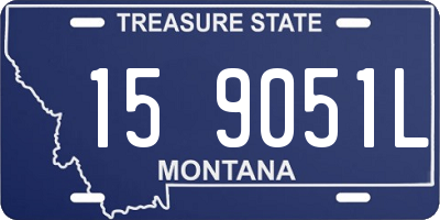 MT license plate 159051L