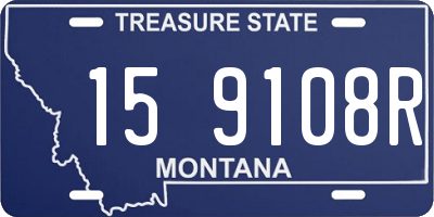 MT license plate 159108R