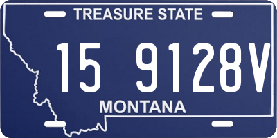 MT license plate 159128V