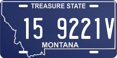 MT license plate 159221V