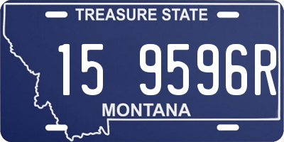 MT license plate 159596R