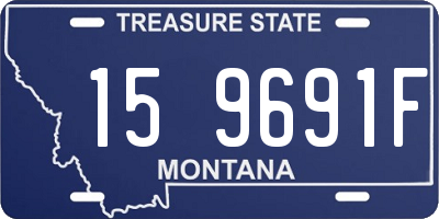 MT license plate 159691F