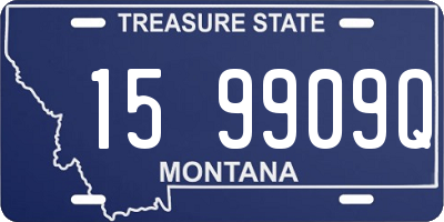 MT license plate 159909Q