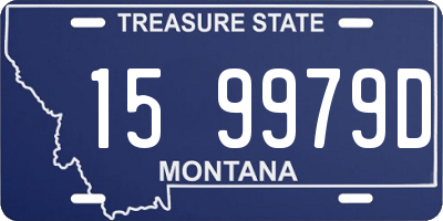 MT license plate 159979D