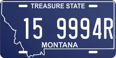 MT license plate 159994R
