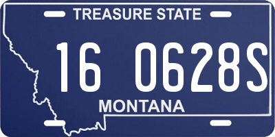 MT license plate 160628S