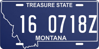 MT license plate 160718Z