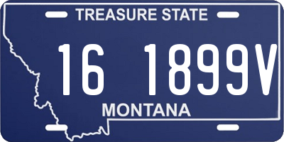 MT license plate 161899V