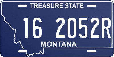 MT license plate 162052R