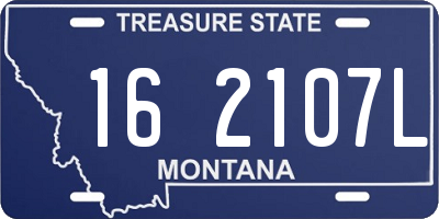 MT license plate 162107L