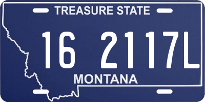 MT license plate 162117L